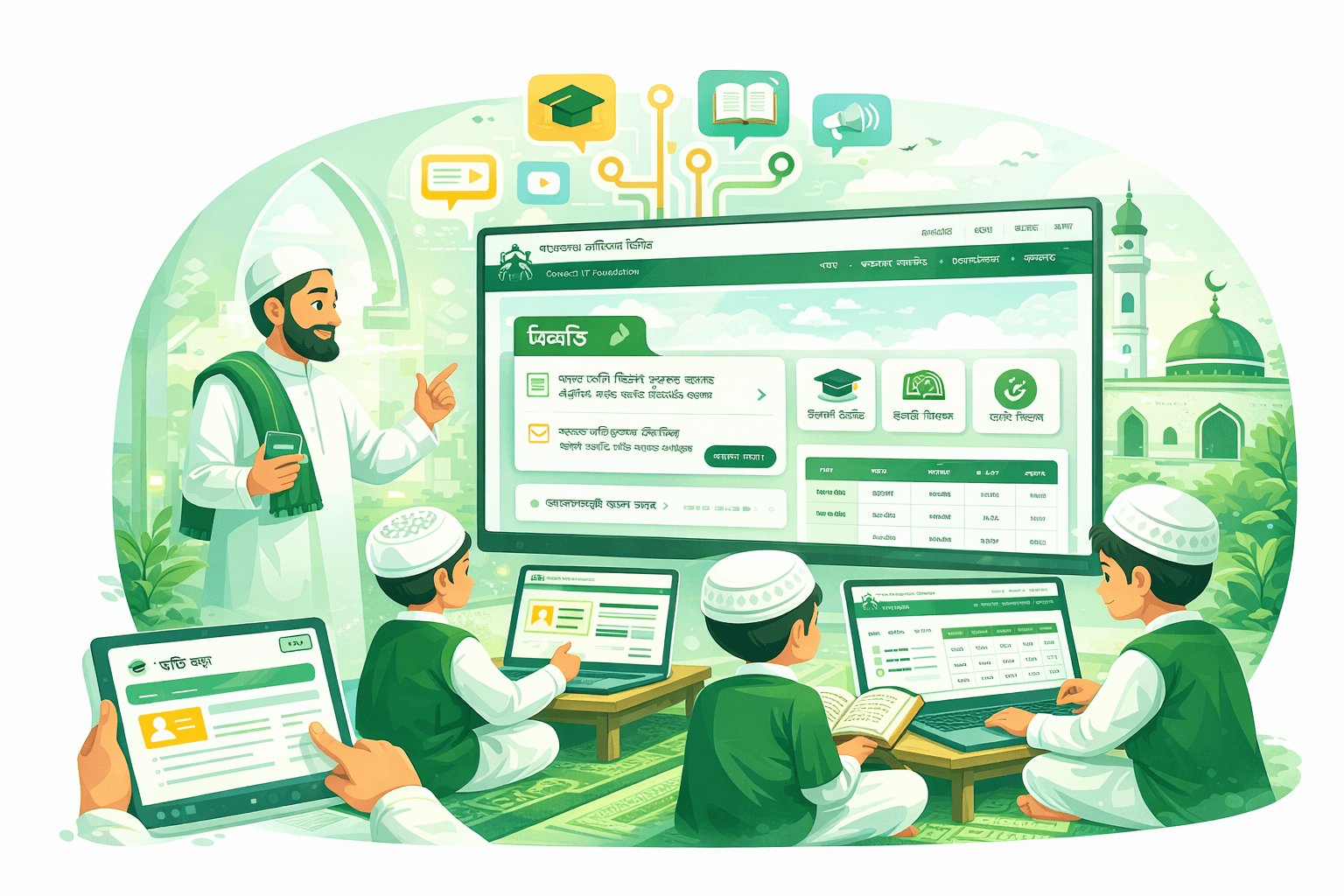 আল-হেরা দাখিল মাদ্রাসা কভার